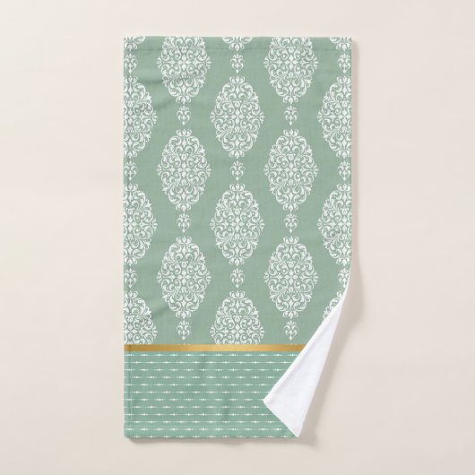 SAGE GROEN  EUCALYPTUS BATHROOM TOWEL SET BAD HANDDOEK (Handdoek)
