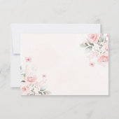 Sage Groen Goud Prinses Vlinder Mis Quince QR RSVP Kaartje (Achterkant)