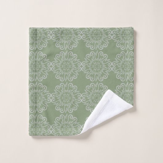 SAGE GROEN GRAY HAMPTONS STIJL BATHROOM TOWEL SET BAD HANDDOEK (Wasdoekje)