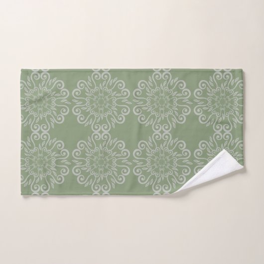 SAGE GROEN GRAY HAMPTONS STIJL BATHROOM TOWEL SET BAD HANDDOEK (Handdoek)