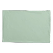 Sage Groen Grieks Sleutel Monogram Standaard Kusse Kussensloop (Achterkant-Links)