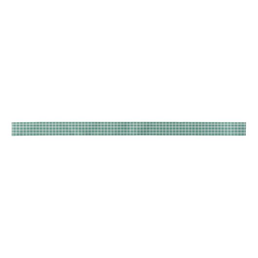 Sage Groen Plaid Rustiek Lint (Voorkant)
