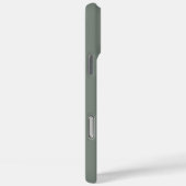 Sage Groen Wit | Monogram moderne Initialen Case-Mate iPhone Case (Achterkant / Rechts)