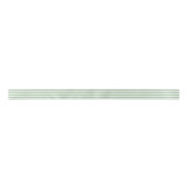 Sage Groen & Witte Strepen Geometrisch Patroon Lint (Voorkant)