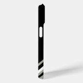 Sage Groen, Zwart en wit gepersonaliseerd Case-Mate iPhone Case (Achterkant / Rechts)