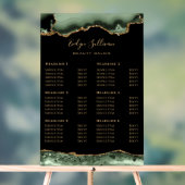 Sage Groene Agaat Prijslijst Acryl Teken Bord (Neutraal)