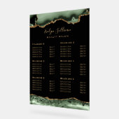 Sage Groene Agaat Prijslijst Acryl Teken Bord (Hoek)