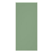 Sage groene bloemen lijst monogram bruiloft menuka reclamekaart (Achterkant)