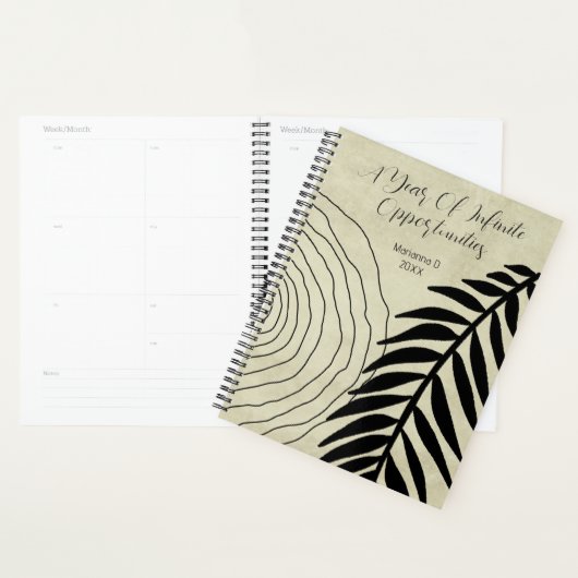 Sage Groene Boho  Positief Offerte Aangepast Planner (Display)