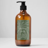 Sage Groene Chic Rechthoek Product Waterdichte Lab Voedselcontainer Etiket