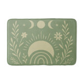 Sage Groene Hemelse Badmat (Voorkant)