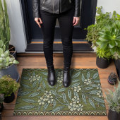 Sage Groene Kersenbloesem Art Deco Walter Crane Deurmat