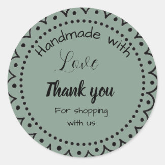 Sage groene kleur Zakelijke stickers