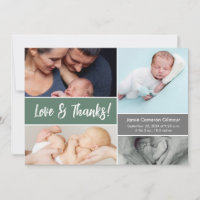 Sage Groene Liefde en Bedankt Foto's Baby shower