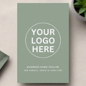 Sage Groene Logo & tekst l Professionele Bedrijf Flyer