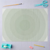 Sage groene minimalistische cirkelgradiënt tissuepapier (Craft)