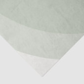 Sage groene minimalistische cirkelgradiënt tissuepapier (Detail)