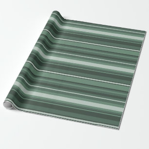 Sage-groene strepen cadeaupapier