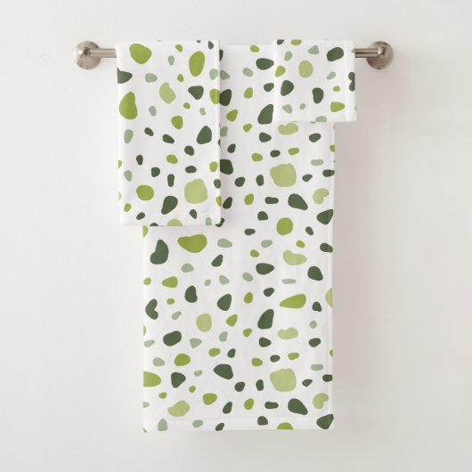 Sage groene terracotta bad handdoek (Insitu)