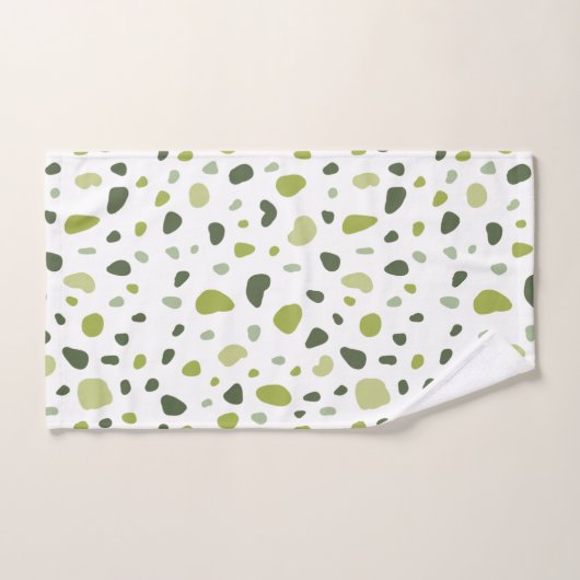 Sage groene terracotta bad handdoek (Handdoek)