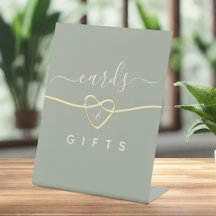 Sage Groene Trouwkaarten en Geschenken Teken