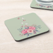 Sage Hard Plastic Vierkant Onderzetter Set (Linkerzijde)