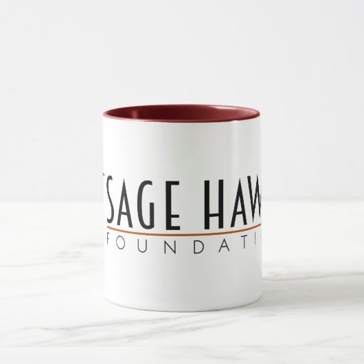 Sage Hawk Coffee Mug (Centre)