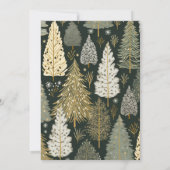 Sage kerstboom patroonbrief van Santa Kaart (Achterkant)