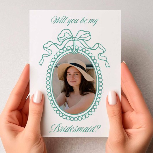 Sage  Kralen Lijst Bow Bruidsmeisje Voorstel