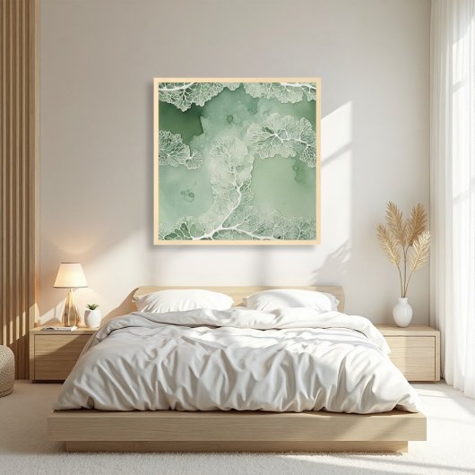 Sage Lace Lichen Poster
