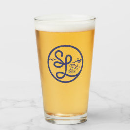 Sage Lake Seal Pint Glass Glas