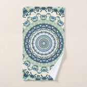 Sage Lavender Mandala (Serviette à main)