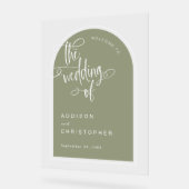 Sage Le Mariage De Script manuscrit Bienvenue (Angle)