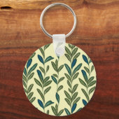 Sage Leaf Print Sleutelhanger (Achterkant)