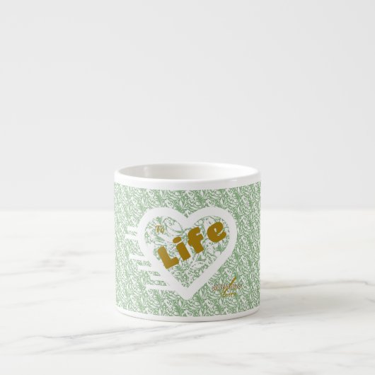 Sage Life Espresso Mug par la poète Adiela Akoo (Devant)