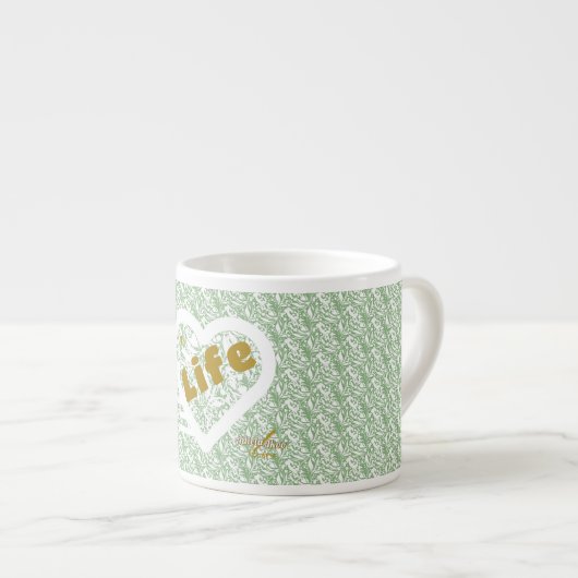 Sage Life Espresso Mug par la poète Adiela Akoo (Devant droit)