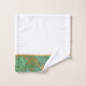SAGE MARBRE VERT GOLD TOWROOM TOWAGING SET (Gant de toilette)
