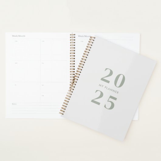 Sage minimaliste moderne 2025 (Devant avec enveloppe)