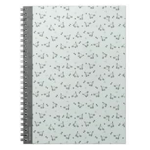 Sage Minimalistische Kat Lijn Kunst Notitieboek