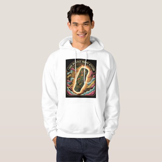 Sage My Space and My Attitude Smudging Cleansing Hoodie (Voorkant volledig)