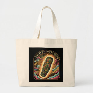 Sage My Space en My Attitude Smudging Cleansing A Grote Tote Bag