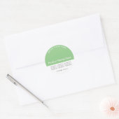 Sage Nom de la marque Ingrédients Étiquette de poi (Enveloppe)