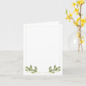 SAGE Note Kaart / Verticaal (Gele Bloem)