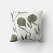 Sage Olijfgroen Botanisch Granaatappel Minimalisti