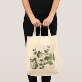 Sage Olive Green Painterly Botanical Minimalist Tote Bag (Voorkant (product))