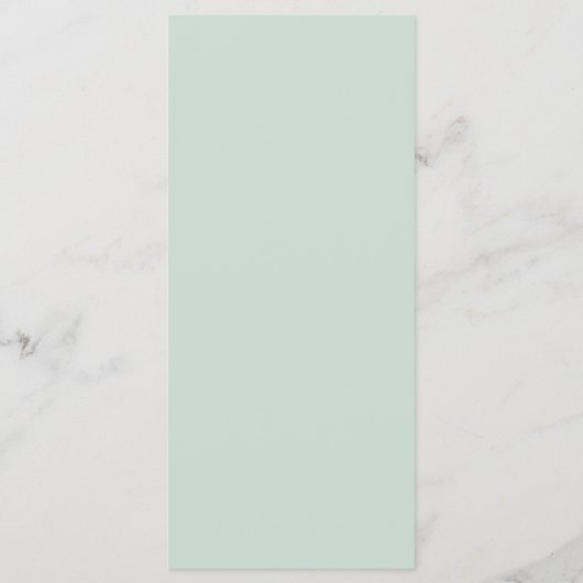 Sage personnalisé avec nom d'hôte Elegant Menu (Dos)