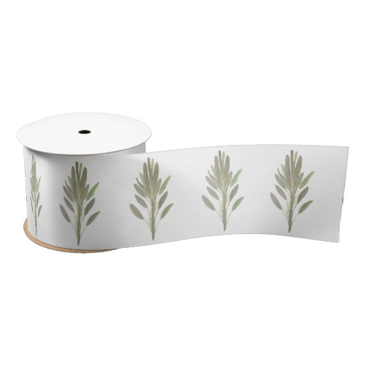 Sage-plant botanische waterverf lint (Spoel)