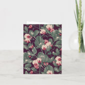 Sage Rococo Huwelijks RSVP Kaart (Achterkant)