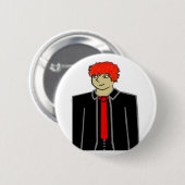 Sage Ronde Button 5,7 Cm (Voorkant /achterkant)