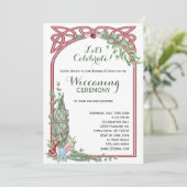 Sage & Roos Kruidenkristal Boeket Baby Wiccaning Kaart (Staand voorkant)